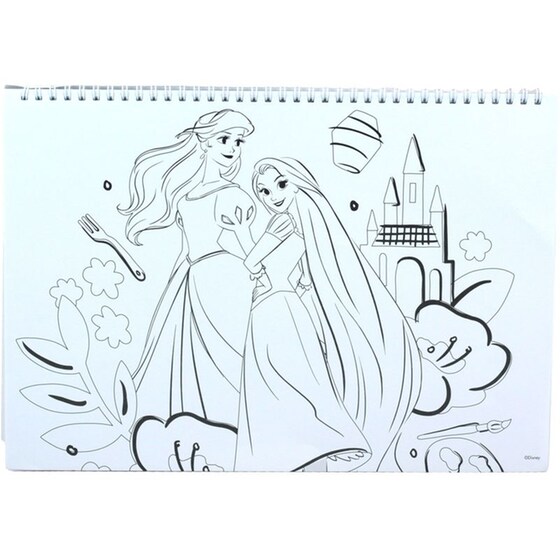 Μπλοκ Ζωγραφικής Gim A4 40Φ Princess image 4