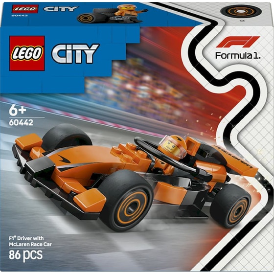 LEGO® City Οδηγός F1® με Αγωνιστικό Αυτοκίνητο McLaren (60442) image 0