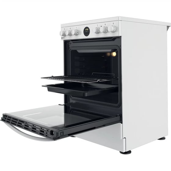 INDESIT IS67V8CHW/E 69 Lt Λευκό Ηλεκτρική Κουζίνα Κεραμική image 4
