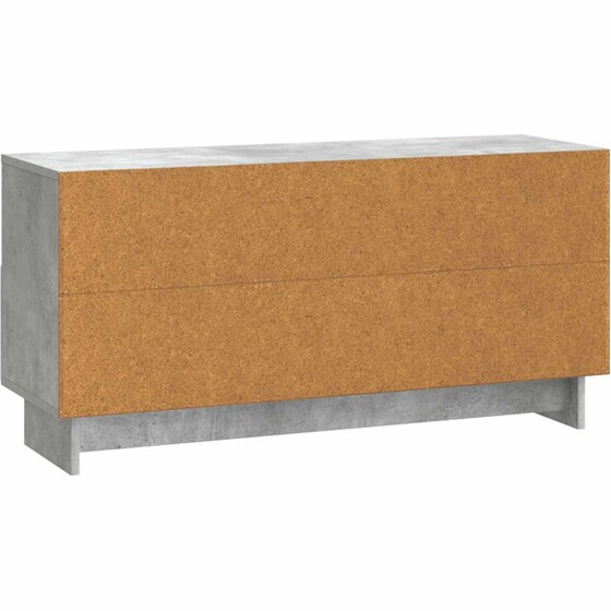 Έπιπλο Τηλεόρασης VidaXL με Συρτάρι 102x34.5x50 cm - Γκρι Σκυροδέματος image 6