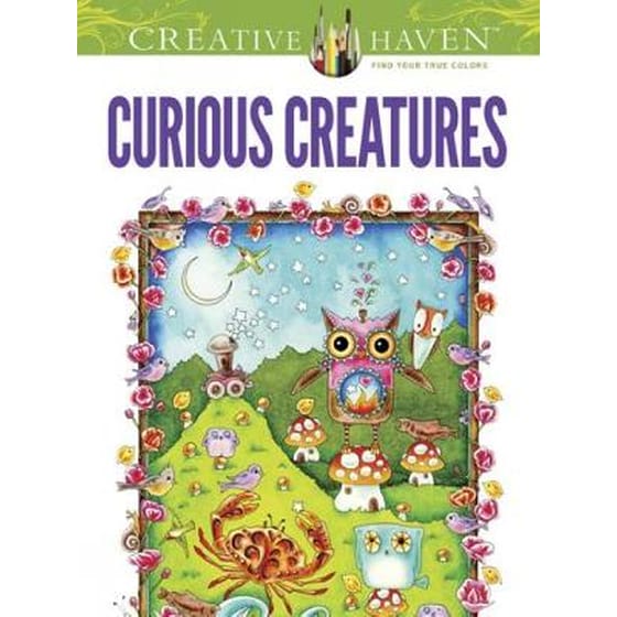 Creative Haven Curious Creatures Coloring Book image 0