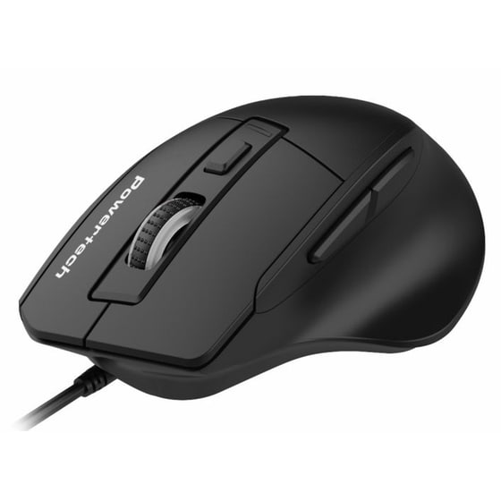 Powertech Pt-1273 Ενσύρματο Ποντίκι - Μαύρο image 2