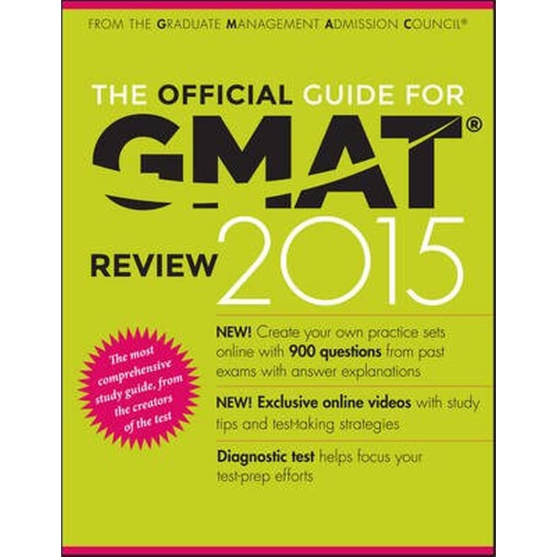 The Official Guide for GMAT Review 2015 with Online Question Bank and Exclusive Video 0949926