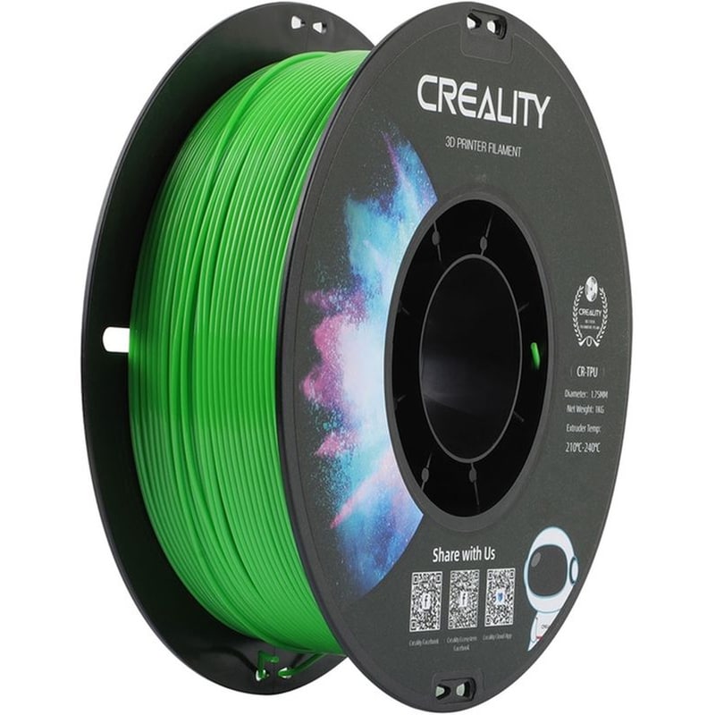 Creality Νήμα 3D Εκτυπωτή TPU Filament 1 kg 1.75mm - Green