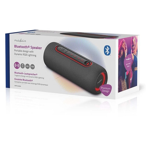 Φορητό Ηχείο Nedis SPBT2460BK 30W - Μαύρο image 5