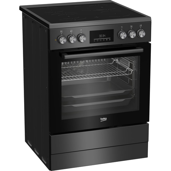 BEKO FBM6730GA 72 Lt Ανθρακί Ηλεκτρική Κουζίνα Κεραμική image 3
