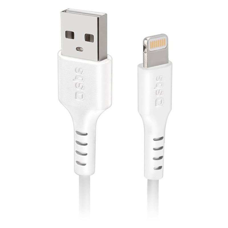 Καλώδιο δεδομένων Sbs Usb to Lighting 3m - White