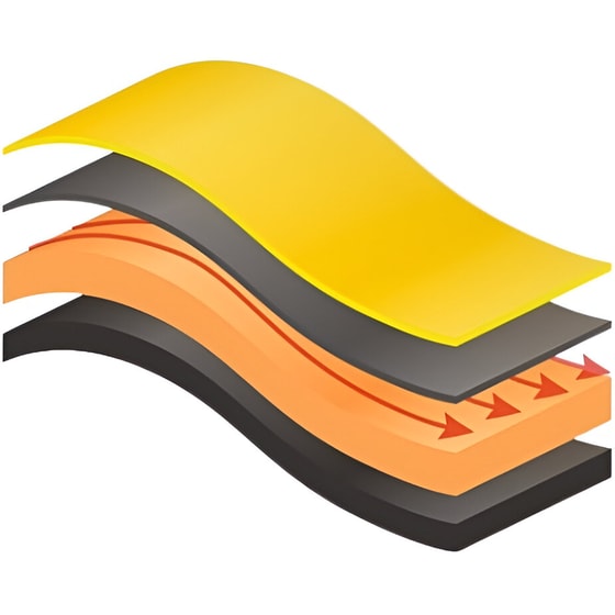 Αθλητικό Γιλέκο Αδυνατίσματος & Εκγύμνασης από Πολυεστέρα Innova Goods Large - Κίτρινο image 2