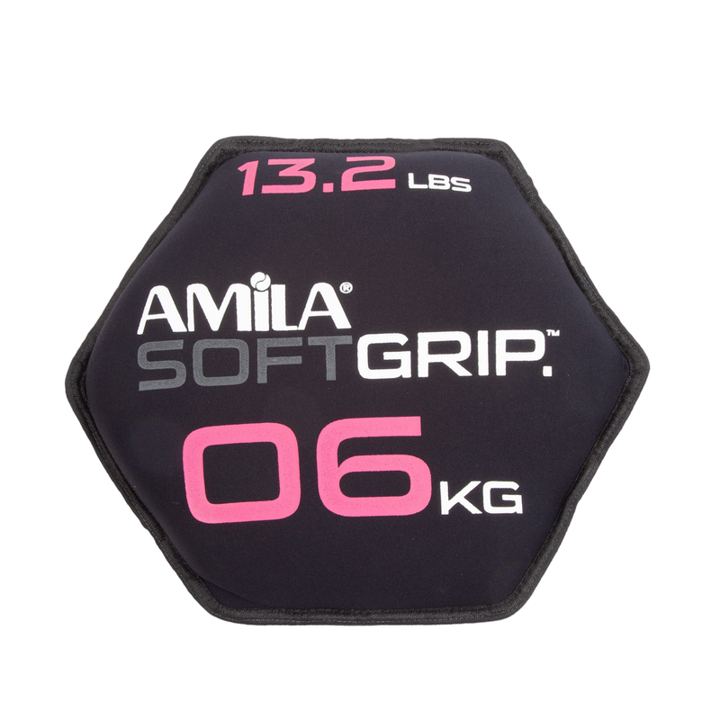 Δίσκος Βαρίδιο Amila 90753 Soft Grip - 6 kg