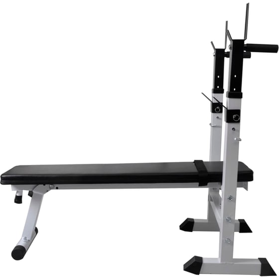 Σετ Ρυθμιζόμενος Πάγκος Γυμναστικής VidaXL 60.5kg - Μαύρος image 2