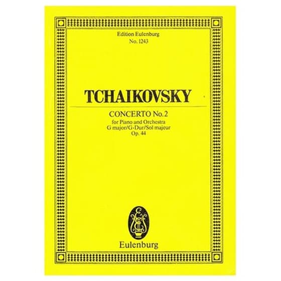Tchaikovsky - Concerto Nr.2 In G Major Op.44 [pocket Score] image 1