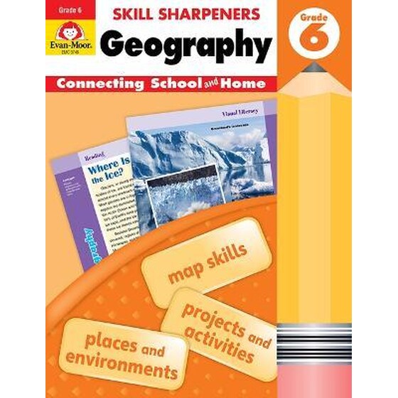 Skill Sharpeners: Geography, Grade 6 Workbook image 0