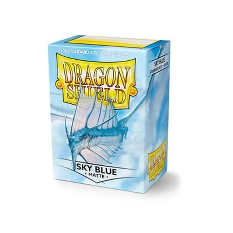 Dragon Shield Sleeves Matte 100c – Sky Blue