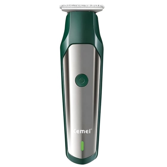 Κουρευτική Μηχανή Kemei KM-5097 - Πράσινο/Γκρι image 0