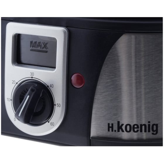 H.KOENIG VAP12 1000 W 12 L Inox Ατμομάγειρας image 1