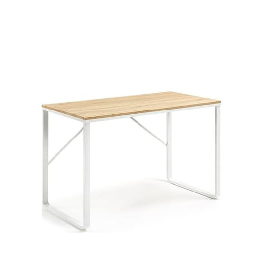 Γραφείο Μελέτης Constantia Λευκό/ανοιχτός Δρυς 120x60x75cm image 0