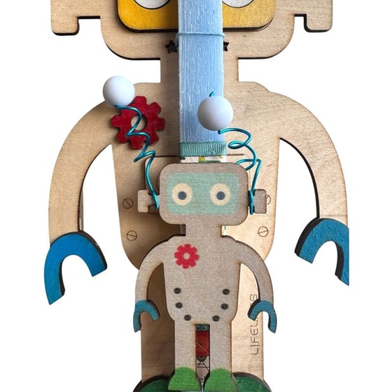 Λαμπάδα&nbsp;Lifelikes&nbsp;Πολύχρωμο&nbsp;Ρομπότ image 1