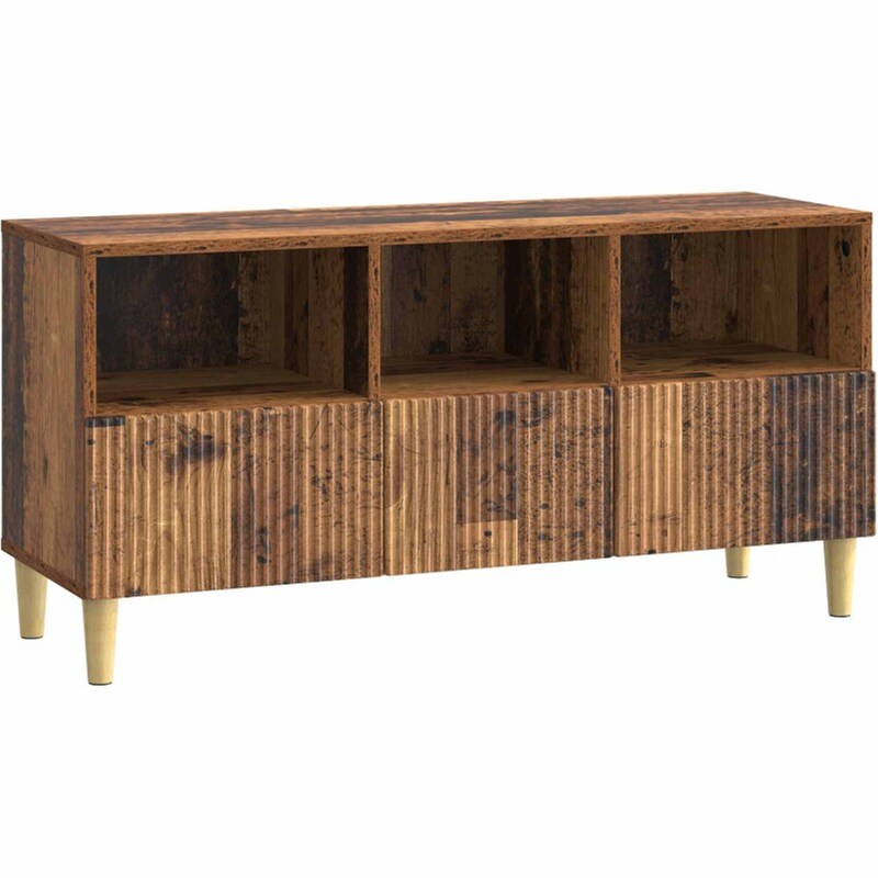 Έπιπλο Τηλεόρασης VidaXL 102x34.5x50 cm - Παλαιωμένο Ξύλο