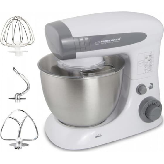 Κουζινομηχανή ESPERANZA EKM024 800 W 4 L Λευκό image 2