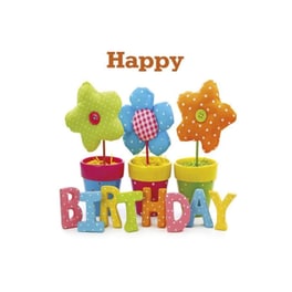 Ευχετήρια Κάρτα 12 Εποχές Happy Birthday