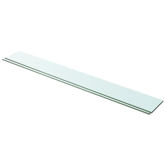 Ράφια Τοίχου VidaXL Πάνελ από Γυαλί 100x12 cm 2 Τμχ - Διάφανο image 0