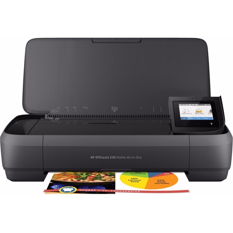 HP OfficeJet 250 Εγχρωμο Φορητό Πολυμηχάνημα Inkjet A4 με WiFi (CZ992A)