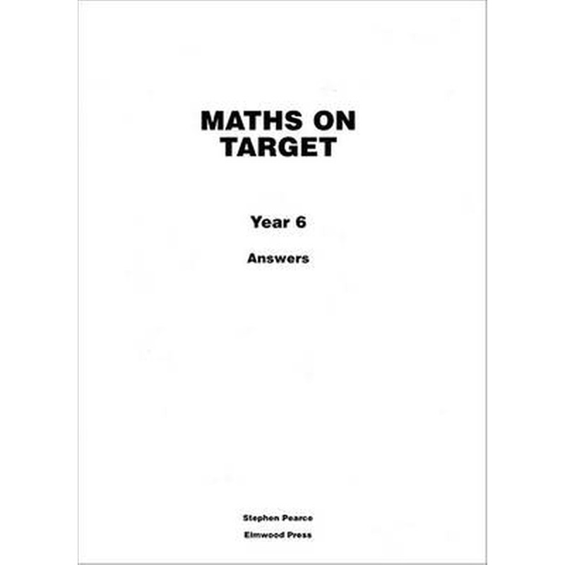 Maths on Target Year 6 Answers