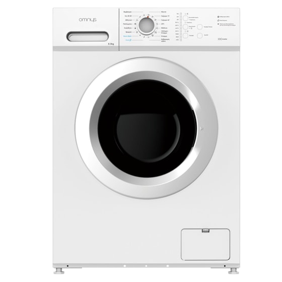 OMNYS WNM-6WH25BAS 6kg 1.000 Στροφές Λευκό Πλυντήριο Ρούχων image 0