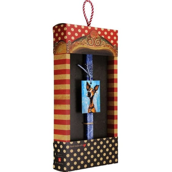 Λαμπάδα&nbsp;Synchronia&nbsp;Καδράκι&nbsp;Σκύλος image 1