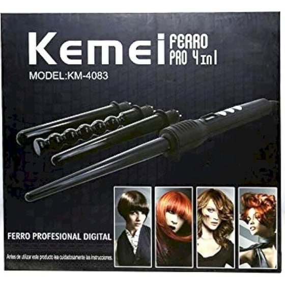 Ψαλίδι Μαλλιών Kemei Ferro Pro 4 In1 KM-4083 59 W Μαύρο image 8