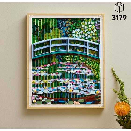 LEGO® Art Claude Monet – Bridge over a Pond of Water Lilies (31220) image 2