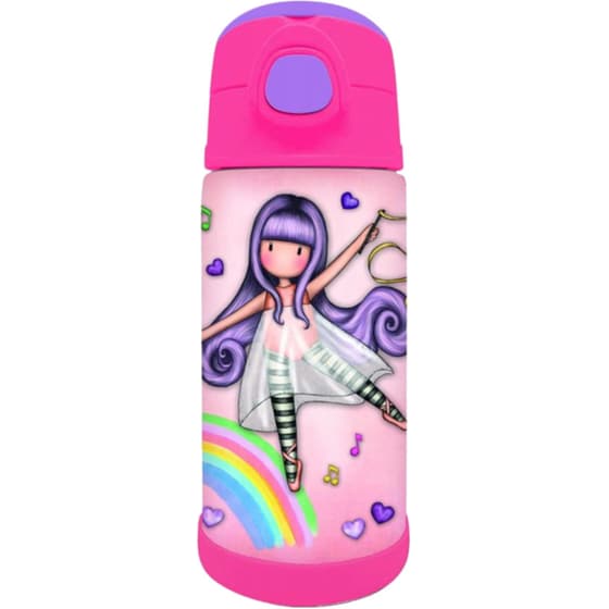 Παγούρι Θερμός με Καλαμάκι Graffiti Santoro Gorjuss Little Dancer 450 ml image 0