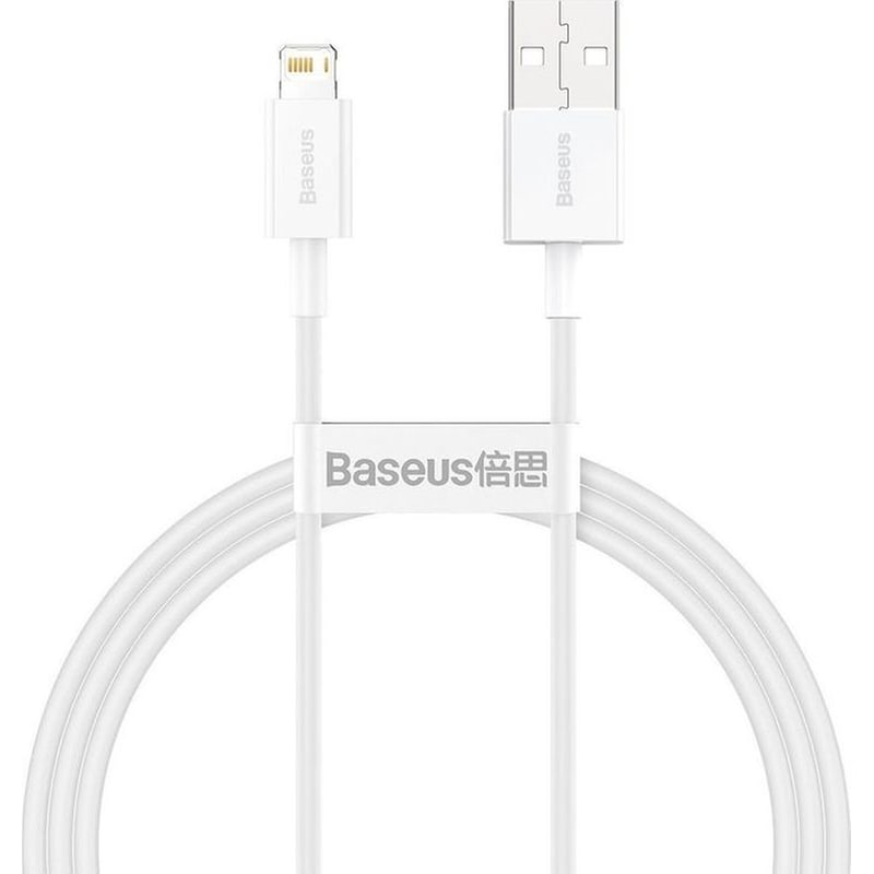 Καλώδιο φόρτισης Baseus USB-A σε Lightning Superior Series , Fast Charging 1m – Λευκό