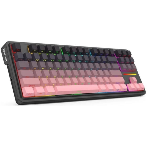 Redragon K728SP Gaming Μηχανικό Ασύρματο Bluetooth Πληκτρολόγιο RGB Μαύρο (US) image 1