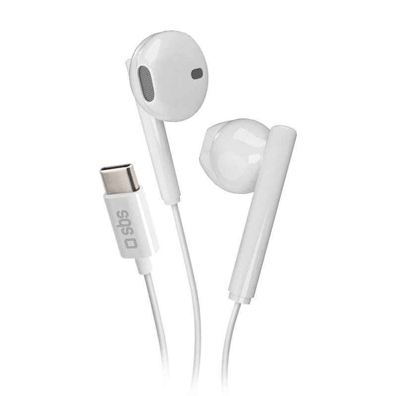 SBS Ακουστικά Handsfree SBS Studio Mix 65C USB-C - Λευκά