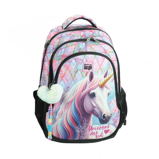 Τσάντα Πλάτης BMU Οβάλ Pastel Unicorn image 0