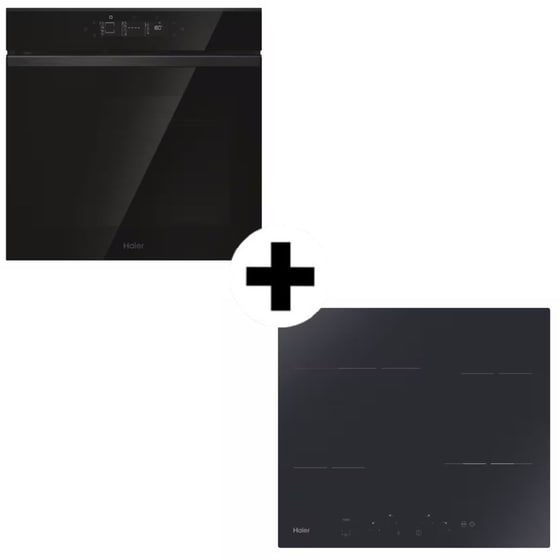 HAIER HAH64EXCP & ID65G3YTB 78 Lt Εντοιχιζόμενο Σετ Φούρνος και Εστία image 0