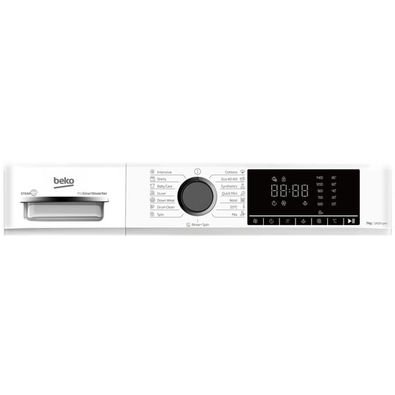 BEKO B1WFM2741WBEE 7 kg 1.400 Στροφές Λευκό Πλυντήριο Ρούχων image 4