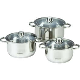 Σετ Μαγειρικά Σκεύη MAESTRO MR-2020-6M Inox - 3 Τμχ