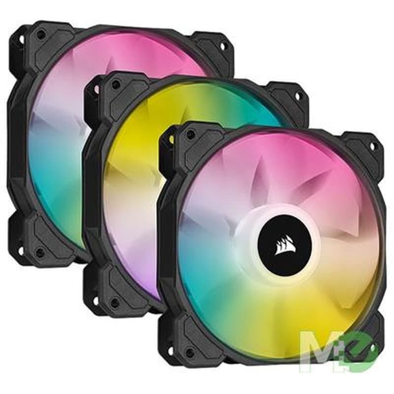 CORSAIR Ανεμιστήρες Case Corsair PWM ICUE SP120 RGB Elite Performance Triple Pack Black