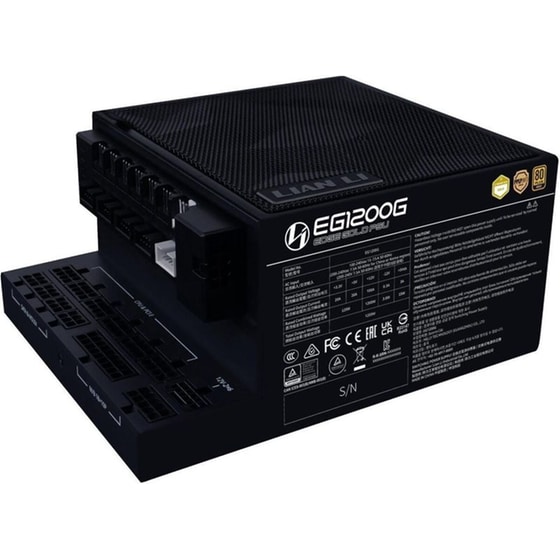Τροφοδοτικό Υπολογιστή Lian Li Edge Gold 1200W ATX 3.1 - Μαύρο image 2