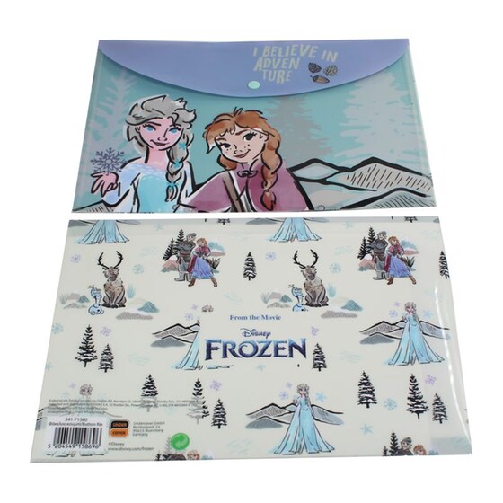 Φάκελος Gim Frozen με Κουμπί Γαλάζιο image 2