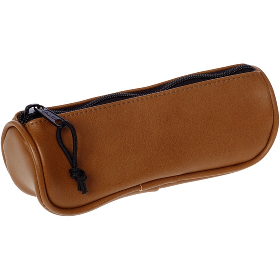 Κασετίνα Τριγωνική City Eclair Leatherlike Brown Μονή Καφέ image 2