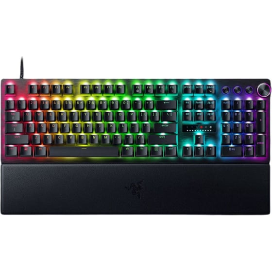 Razer Huntsman V3 Pro Tenkeyless Οπτικό Gaming Ενσύρματο Πληκτρολόγιο RGB Μαύρο (US) image 0