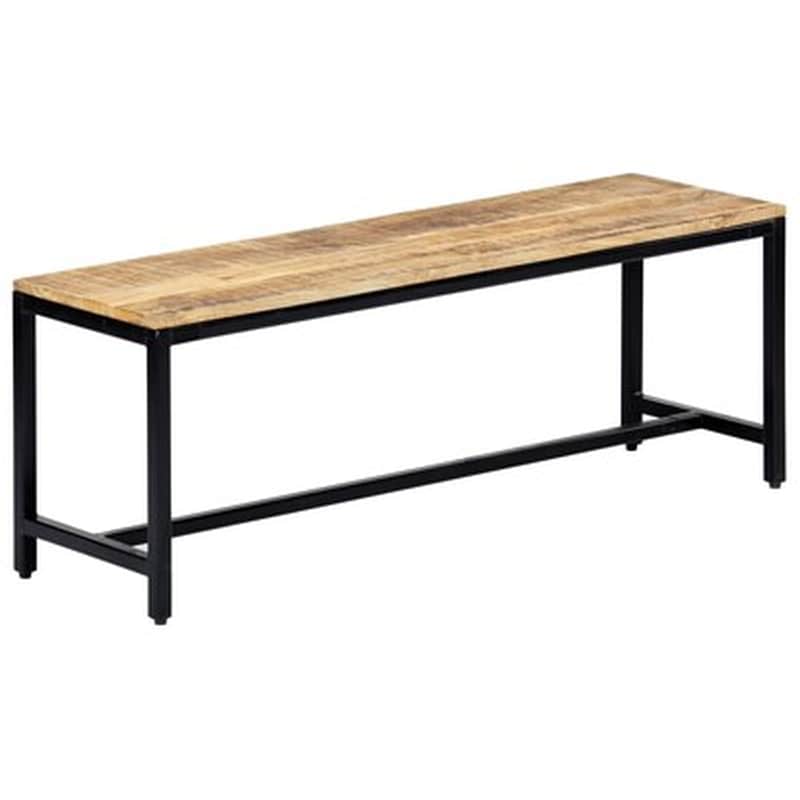 Vidaxl Πάγκος Τραπεζαρίας 120 Εκ. Από Μασίφ Ακατέργαστο Ξύλο Μάνγκο