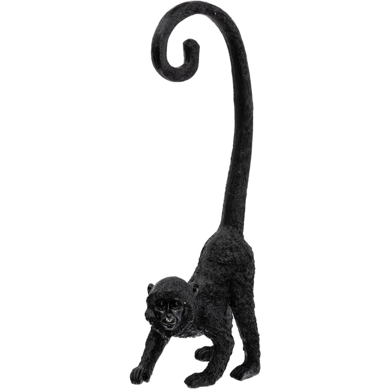 Διακοσμητική Φιγούρα Spitishop Monkey Tail από Polyresin 9.7x41cm - Μαύρο