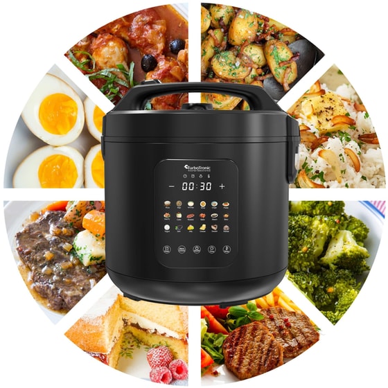 Πολυμάγειρας TURBOTRONIC TT-DMC18 860 W 5 L Μαύρο image 9