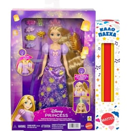 Παιχνιδολαμπάδα Disney Princess Ραπουνζέλ με Μαλλιά που Λάμπουν