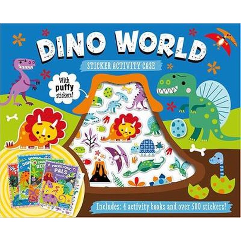 Dino World Sticker Activity Case