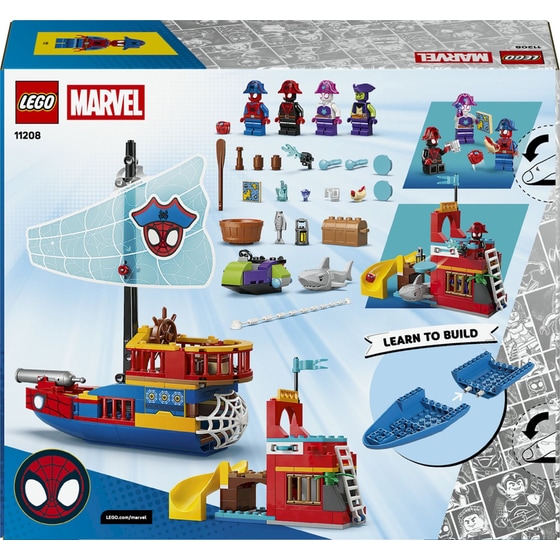 LEGO® Marvel Spidey And His Amazing Friends Πειρατικό Πλοίο Ομάδας Σπάιντι (11208) image 8